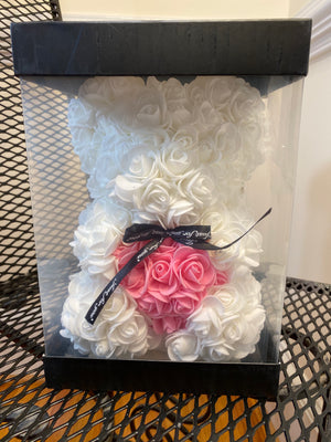Rose Teddy Bear in a Gift Box