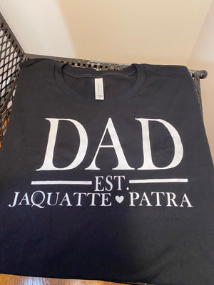 Customized DAD T-shirt